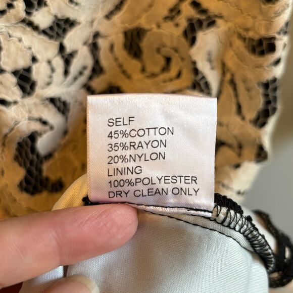 Tadashi Shoji Antique Lace Dress - 4 Petite - Picture 6 of 6